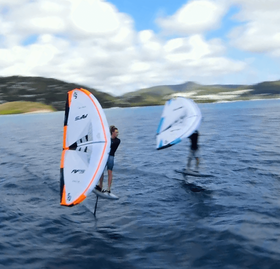 AFS rider on water