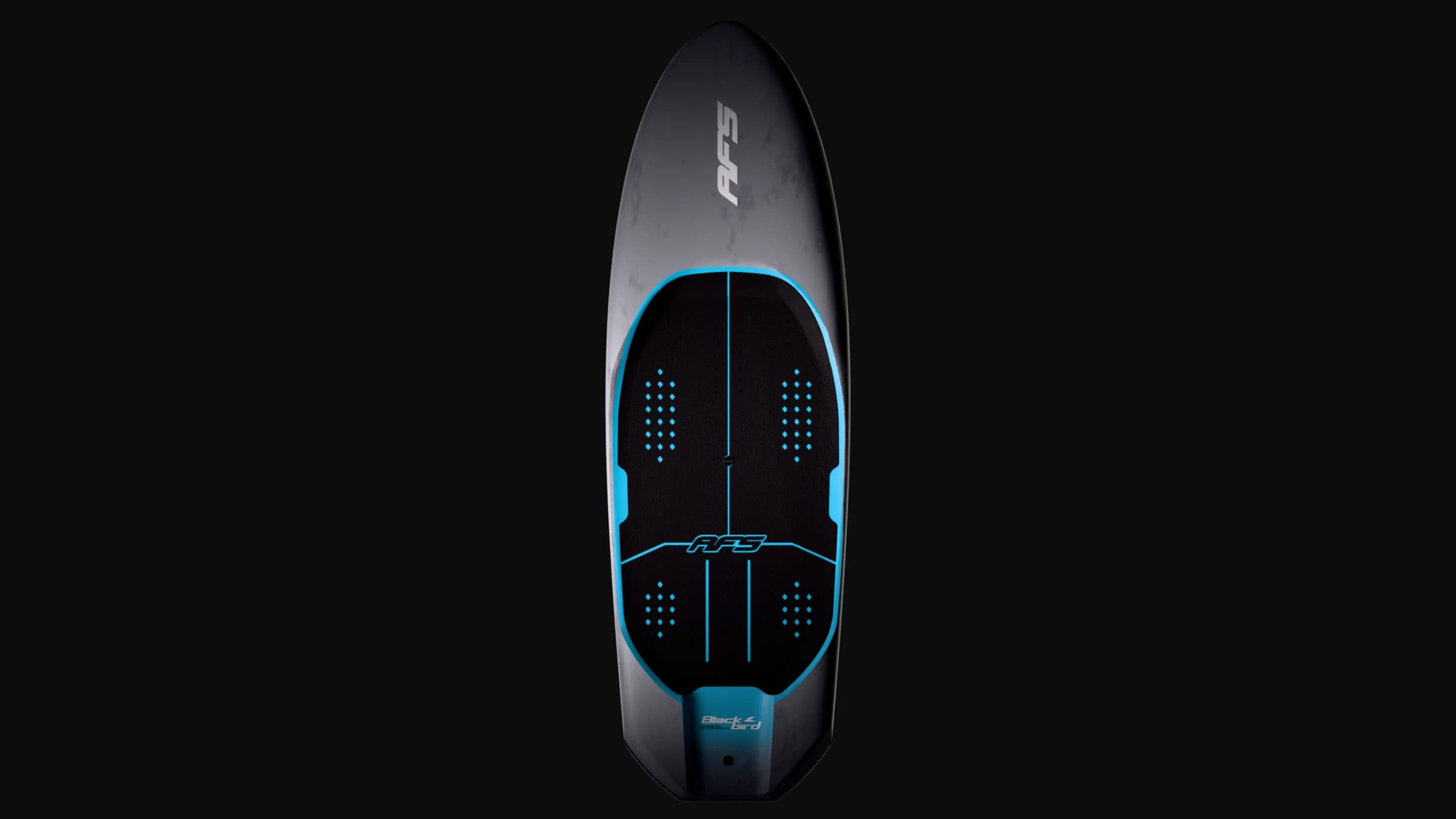 Blackbird Mid Length azul, vista de cubierta