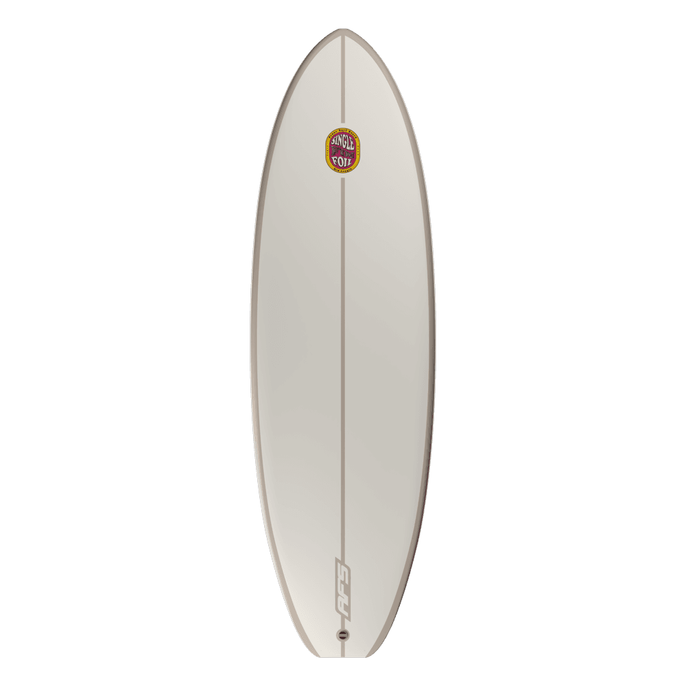 Planche AFS Single F 5'4 sans pad, vue de dessus